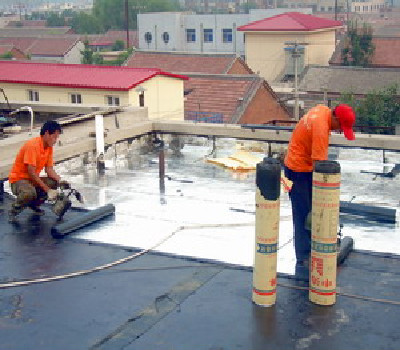 屋顶防水施工-堵漏补漏施工
